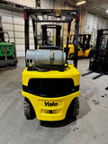 2023 YALE GLP050VXN 5000 LB LP GAS FORKLIFT PNEUMATIC 86/189 3 STAGE MAST SIDE SHIFTER 952 HOURS STOCK # BF9144549-BUF - United Lift LLC
