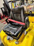 2024 YALE GLC060VX 6000 LB LP GAS FORKLIFT CUSHION 97/211" 3 STAGE MAST SIDE SHIFTER 721 HOURS STOCK # BF9117879-BUF