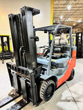 2022 TOYOTA 8FGC35U-BCS 8000 LB LP GAS FORKLIFT CUSHION 92/199" 3 STAGE SIDE SHIFTER 872 HOURS MAST STOCK # BF9144919-BUF - United Lift LLC