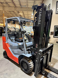 2022 TOYOTA 8FGC35U-BCS 8000 LB LP GAS FORKLIFT CUSHION 92/199" 3 STAGE SIDE SHIFTER 872 HOURS MAST STOCK # BF9144919-BUF - United Lift LLC