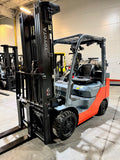 2022 TOYOTA 8FGCU30 6000 LB LP GAS FORKLIFT CUSHION 94/198" 3 STAGE MAST SIDE SHIFTER 793 HOURS STOCK # BF9133279-BUF - United Lift LLC