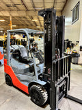 2022 TOYOTA 8FGCU30 6000 LB LP GAS FORKLIFT CUSHION 94/198" 3 STAGE MAST SIDE SHIFTER 805 HOURS STOCK # BF9134429-BUF - United Lift LLC