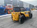 2023 JCB 505-20TC 5500 LB DIESEL TELESCOPIC FORKLIFT TELEHANDLER PNEUMATIC 4WD ENCLOSED CAB WITH HEAT AND AC 2530 HOURS STOCK # BF9598749-NLE - United Lift LLC