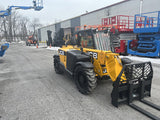 2023 JCB 505-20TC 5500 LB DIESEL TELESCOPIC FORKLIFT TELEHANDLER PNEUMATIC 4WD ENCLOSED CAB WITH HEAT AND AC 2530 HOURS STOCK # BF9598749-NLE - United Lift LLC