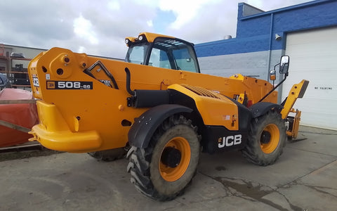 2021 JCB 508-66TC 8000 LB DIESEL TELESCOPIC FORKLIFT TELEHANDLER ...