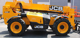 2016 JCB 509-42 9000 LB DIESEL TELESCOPIC FORKLIFT TELEHANDLER PNEUMATIC 4WD HEATED CAB 3109 HOURS STOCK # BF954785-NLE