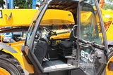 2016 JCB 509-42 9000 LB DIESEL TELESCOPIC FORKLIFT TELEHANDLER PNEUMATIC 4WD HEATED CAB 3109 HOURS STOCK # BF954785-NLE