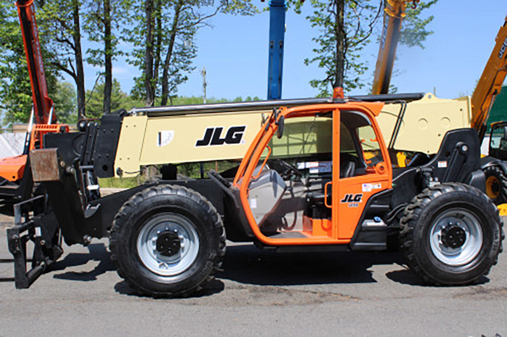 2016 JLG 1055 10000 LB DIESEL TELESCOPIC FORKLIFT 4WD ENCLOSED HEATED ...