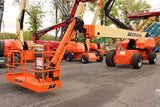 2018 JLG 1200SJP TELESCOPIC STRAIGHT BOOM LIFT AERIAL LIFT WITH JIB ARM 120' REACH DIESEL 4WD 2300 HOURS STOCK # BF91269739-NLPA - United Lift Equipment LLC