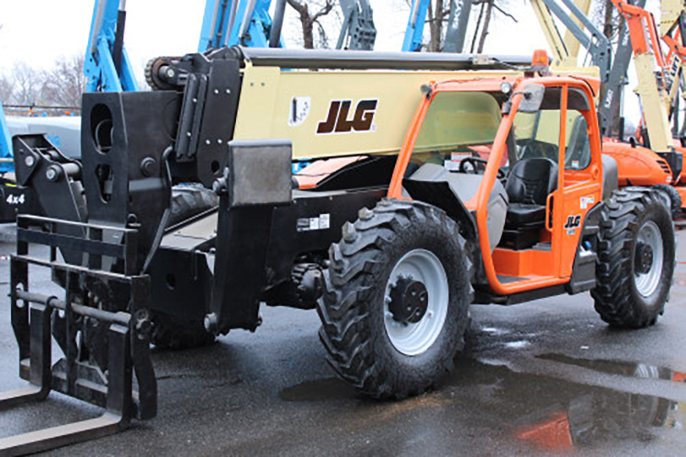 2015 JLG 1255 12000 LB DIESEL TELESCOPIC FORKLIFT TELEHANDLER PNEUMATIC ...