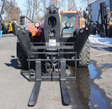 2018 JLG 1255 12000 LB DIESEL TELESCOPIC FORKLIFT TELEHANDLER PNEUMATIC ENCLOSED CAB WITH HEAT AND AC OUTRIGGERS 4WD 2790 HOURS STOCK # BF9947839-NLE - United Lift LLC