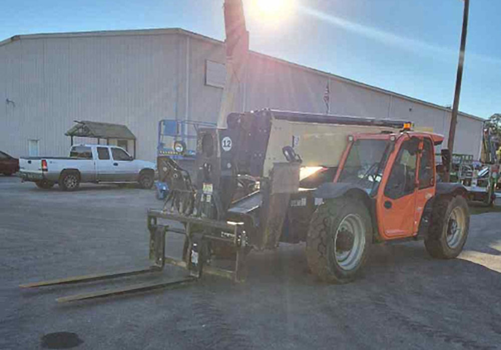 2016 JLG 1255 12000 LB DIESEL TELESCOPIC FORKLIFT TELEHANDLER PNEUMATI ...