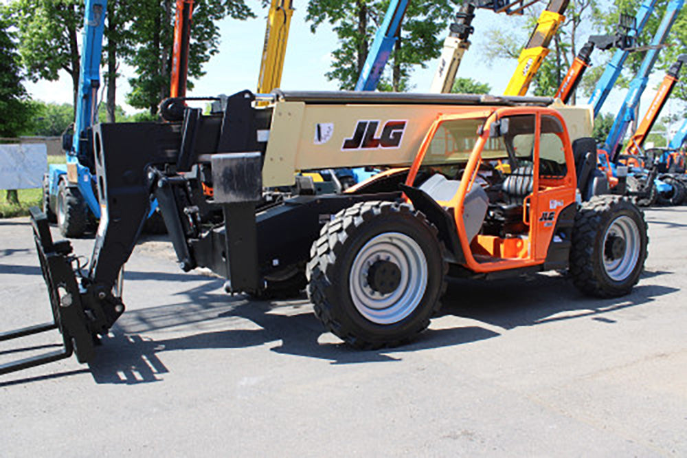2016 JLG 1255 12000 LB DIESEL TELESCOPIC FORKLIFT TELEHANDLER PNEUMATI ...
