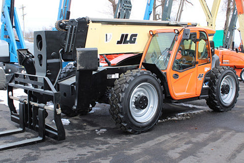 2016 JLG 1255 12000 LB DIESEL TELESCOPIC FORKLIFT TELEHANDLER PNEUMATIC ENCLOSED HEATED CAB OUTRIGGERS 4WD 3350 HOURS STOCK # BF91149719-NLE - United Lift Equipment LLC