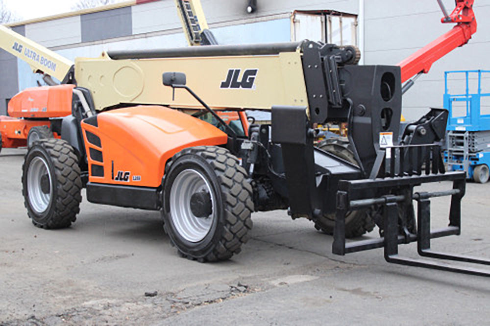 2018 JLG 1255 12000 LB DIESEL TELESCOPIC FORKLIFT TELEHANDLER PNEUMATIC ...