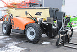 2016 JLG 1255 12000 LB DIESEL TELESCOPIC FORKLIFT TELEHANDLER PNEUMATIC ENCLOSED HEATED CAB OUTRIGGERS 4WD 3350 HOURS STOCK # BF91149719-NLE - United Lift Equipment LLC