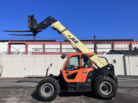 2019 JLG 1644 16000 LB DIESEL TELESCOPIC FORKLIFT TELEHANDLER AUXILIARY HYDRAULICS PNEUMATIC 4WD ENCLOSED CAB 5543 HOURS STOCK # BF91159199-ESPA - United Lift Equipment LLC