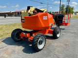 2016 JLG 340AJ ARTICULATING BOOM LIFT AERIAL LIFT WITH JIB ARM 34' REACH KUBOTA DIESEL 4WD 1739 HOURS STOCK # BF9275159-PAB