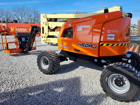 2024 JLG 450AJ ARTICULATING BOOM LIFT AERIAL LIFT WITH JIB ARM 45' REACH DIESEL 4WD BRAND NEW STOCK # BF9913239-VAOH - United Lift Equipment LLC