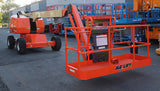 2022 JLG 460SJ TELESCOPIC STRAIGHT BOOM LIFT AERIAL LIFT WITH JIB ARM 46' REACH DIESEL 4WD 2621 HOURS STOCK # BF9545279-NLE