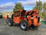 2016 SKYTRAK 6042 6000 LB DIESEL TELESCOPIC FORKLIFT TELEHANDLER PNEUMATIC 4WD ENCLOSED CAB AUXILIARY HYDRAULICS 2794 HOURS STOCK # BF9412349-BUF
