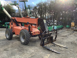 2016 SKYTRAK 6042 6000 LB DIESEL TELESCOPIC FORKLIFT TELEHANDLER PNEUMATIC 4WD ENCLOSED CAB AUXILIARY HYDRAULICS 2794 HOURS STOCK # BF9412349-BUF