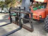 2016 SKYTRAK 6042 6000 LB DIESEL TELESCOPIC FORKLIFT TELEHANDLER PNEUMATIC 4WD ENCLOSED CAB AUXILIARY HYDRAULICS 2794 HOURS STOCK # BF9412349-BUF