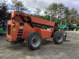 2016 SKYTRAK 6042 6000 LB DIESEL TELESCOPIC FORKLIFT TELEHANDLER PNEUMATIC 4WD ENCLOSED CAB AUXILIARY HYDRAULICS 2794 HOURS STOCK # BF9412349-BUF