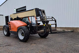 2016 JLG 642 6000 LB DIESEL TELESCOPIC FORKLIFT TELEHANDLER PNEUMATIC 4WD OPEN CAB 4473 HOURS STOCK # BF9407319-WIBTX