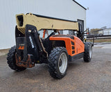 2016 JLG 642 6000 LB DIESEL TELESCOPIC FORKLIFT TELEHANDLER PNEUMATIC 4WD OPEN CAB 4473 HOURS STOCK # BF9407319-WIBTX