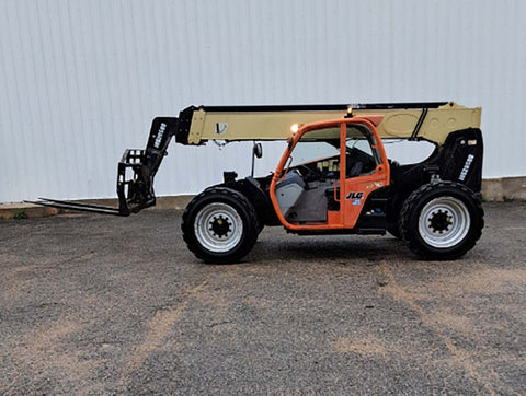 2016 JLG 642 6000 LB DIESEL TELESCOPIC FORKLIFT TELEHANDLER PNEUMATIC 4WD OPEN CAB 4473 HOURS STOCK # BF9407319-WIBTX
