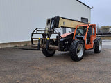 2016 JLG 642 6000 LB DIESEL TELESCOPIC FORKLIFT TELEHANDLER PNEUMATIC 4WD OPEN CAB 4473 HOURS STOCK # BF9407319-WIBTX
