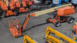 2022 JLG 670 SJ TELESCOPIC STRAIGHT BOOM LIFT AERIAL LIFT WITH JIB ARM 67' REACH DIESEL 4WD 898 HOURS STOCK # BF91025129-NLEQ - United Lift LLC