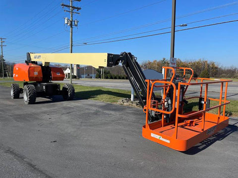 2023 JLG 860SJ FACTORY RECON STRAIGHT BOOM LIFT AERIAL LIFT WITH JIB ARM 86' REACH DIESEL 4WD 8 HOURS STOCK # BF91352139-NLE - United Lift Equipment LLC