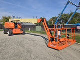 2020 JLG 860SJ STRAIGHT BOOM LIFT AERIAL LIFT WITH JIB ARM 86' REACH DIESEL 4WD 814 HOURS STOCK # BF951439-RIL - United Lift LLC