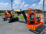 2023 JLG E450AJ ARTICULATING BOOM LIFT AERIAL LIFT WITH JIB ARM 45' REACH ELECTRIC BRAND NEW STOCK # BF9759139-PAB - United Lift Equipment LLC