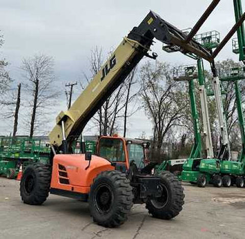 2016 JLG G15-44A 15000 LB DIESEL TELESCOPIC FORKLIFT 4WD ENCLOSED HEATED CAB 4424 HOURS STOCK # BF9785179-NLE