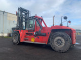 2019 KALMAR DCF450-12 99000 LB CAPACITY DIESEL FORKLIFT PNEUMATIC 192" 2 STAGE MAST ENCLOSED CAB SIDE SHIFTING FORK POSITIONER ENCLOSED HEATED CAB 2559 HOURS STOCK # BF94951179-BUF - United Lift Equipment LLC