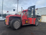 2019 KALMAR DCF450-12 99000 LB CAPACITY DIESEL FORKLIFT PNEUMATIC 192" 2 STAGE MAST ENCLOSED CAB SIDE SHIFTING FORK POSITIONER ENCLOSED HEATED CAB 2559 HOURS STOCK # BF94951179-BUF - United Lift Equipment LLC