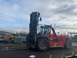 2019 KALMAR DCF450-12 99000 LB CAPACITY DIESEL FORKLIFT PNEUMATIC 192" 2 STAGE MAST ENCLOSED CAB SIDE SHIFTING FORK POSITIONER ENCLOSED HEATED CAB 2559 HOURS STOCK # BF94951179-BUF - United Lift Equipment LLC