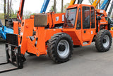 2009 LULL 1044C-54 10000 LB DIESEL TELESCOPIC FORKLIFT TELEHANDLER PNEUMATIC 4WD ENCLOSED HEATED CAB OUTRIGGERS 4895 HOURS STOCK # BF9578519-NLE - United Lift Equipment LLC