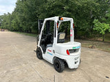 2014 NISSAN/UNICARRIERS FHD25 5000 LB DIESEL FORKLIFT PNEUMATIC 85/189" 3 STAGE MAST SIDE SHIFTER 5087 HOURS STOCK # BF9175139-TXB