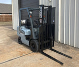 2009 NISSAN MP1F1A20LV 4000 LB LP GAS FORKLIFT PNEUMATIC TIRE 84/130 2 STAGE MAST 6233 HOURS STOCK # BF9119749-ARB