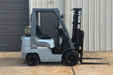 2009 NISSAN MP1F1A20LV 4000 LB LP GAS FORKLIFT PNEUMATIC TIRE 84/130 2 STAGE MAST 6233 HOURS STOCK # BF9119749-ARB