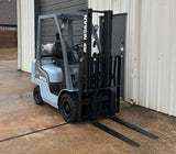 2009 NISSAN MP1F1A20LV 4000 LB LP GAS FORKLIFT PNEUMATIC TIRE 84/130 2 STAGE MAST 6379 HOURS STOCK # BF9105719-ARB