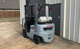 2009 NISSAN MP1F1A20LV 4000 LB LP GAS FORKLIFT PNEUMATIC TIRE 84/130 2 STAGE MAST 6233 HOURS STOCK # BF9119749-ARB