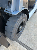2007 NISSAN MPL01A20LV 4000 LB LP GAS FORKLIFT PNEUMATIC 84/130" 2 STAGE MAST 3158 HOURS STOCK # BF9103159-ARB