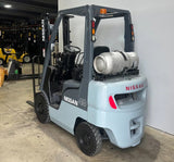 2005 NISSAN MPL01A20LV 4000 LB LP GAS FORKLIFT PNEUMATIC 84/130" 2 STAGE MAST 10284 HOURS STOCK # BF9101929-ARB - United Lift LLC