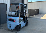 2007 NISSAN MPL01A20LV 4000 LB LP GAS FORKLIFT PNEUMATIC 84/130" 2 STAGE MAST 3158 HOURS STOCK # BF9103159-ARB