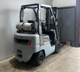 2005 NISSAN MPL01A20LV 4000 LB LP GAS FORKLIFT PNEUMATIC 84/130" 2 STAGE MAST 10284 HOURS STOCK # BF9101929-ARB - United Lift LLC
